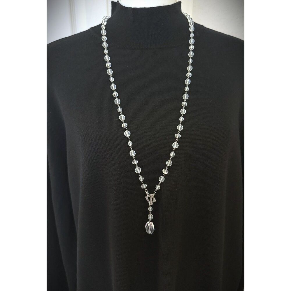 Silpada Retired "Vintage Glass" & Sterling Silver Necklace